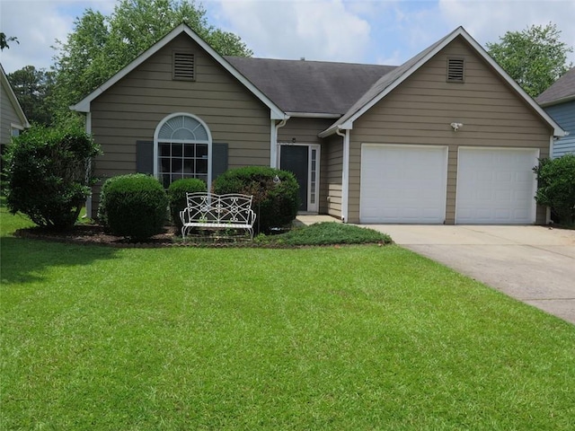 4517 Baker Grove Rd NW, Acworth, GA 30101 - ranch-style home featuring driveway, a garage, and a front yard