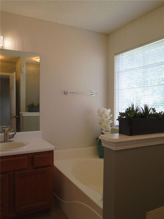 4517 Baker Grove Rd NW, Acworth, GA 30101 - full bath with a garden tub and vanity