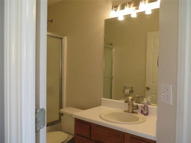 4517 Baker Grove Rd NW, Acworth, GA 30101 - full bath with vanity, toilet, and enclosed tub / shower combo