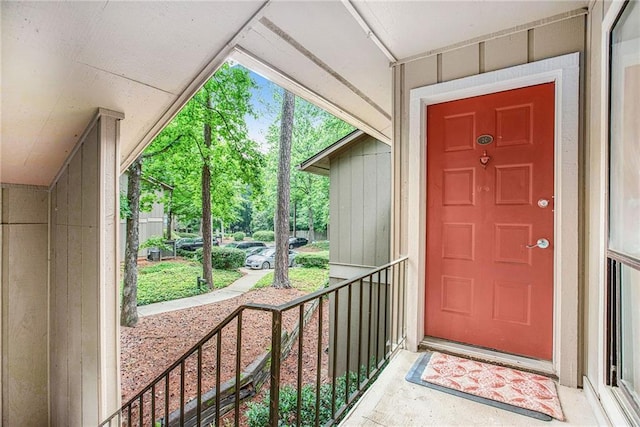 8740 Roswell Rd Unit 2G, Atlanta, GA 30350 - property entrance with covered porch