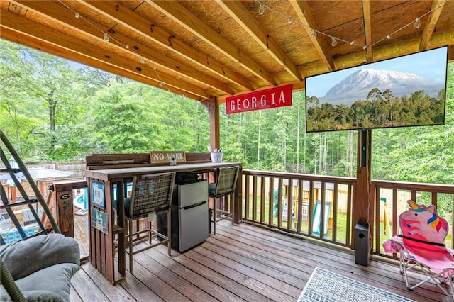 253 Grindstone Creek Dr, Clarkesville, GA 30523 - view of deck