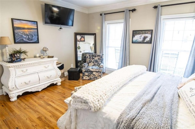 3 Westridge Pl, Rome, GA 30165 - bedroom featuring crown molding and wood-type flooring