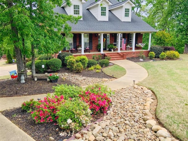 3 Westridge Pl, Rome, GA 30165 - cape cod-style house with a porch and a front lawn
