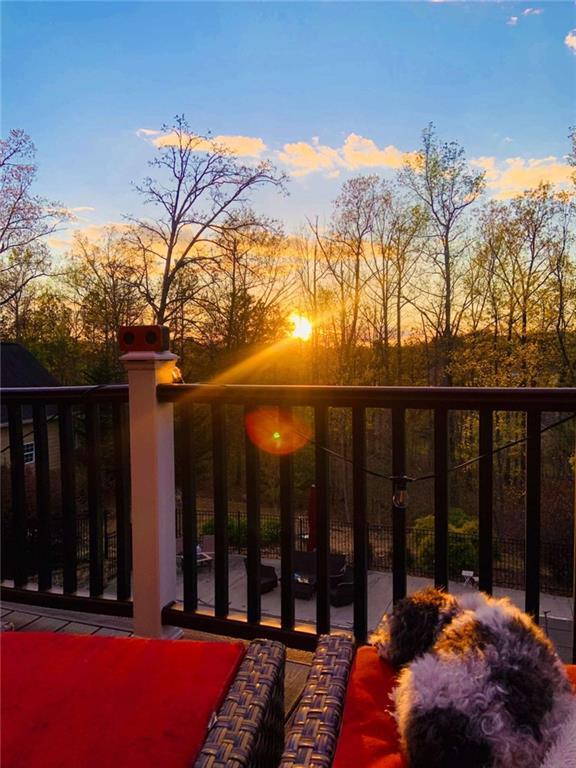 3 Westridge Pl, Rome, GA 30165 - view of balcony at dusk