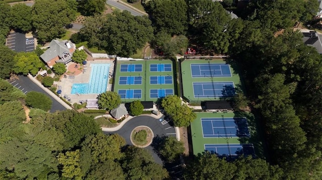 385 Guildhall Grv, Johns Creek, GA 30022 - aerial view of property's location featuring a pool