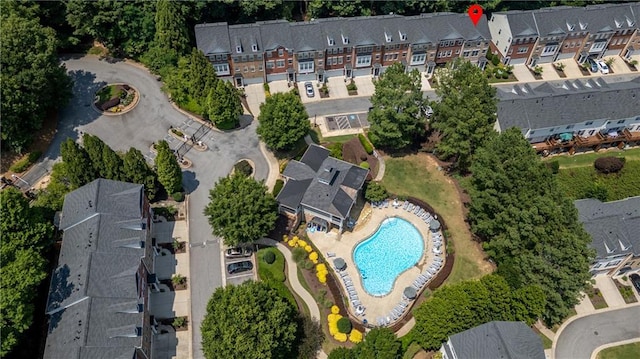 3733 Chattahoochee Summit Dr SE Unit 7, Atlanta, GA 30339 - aerial view of property and surrounding area with nearby suburban area