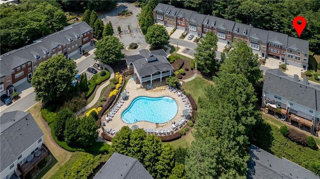 3733 Chattahoochee Summit Dr SE Unit 7, Atlanta, GA 30339 - aerial view of property and surrounding area featuring nearby suburban area