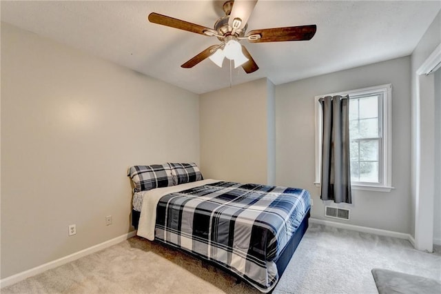 2121 Crescentview Dr, Lawrenceville, GA 30044 - bedroom featuring carpet flooring, baseboards, and ceiling fan