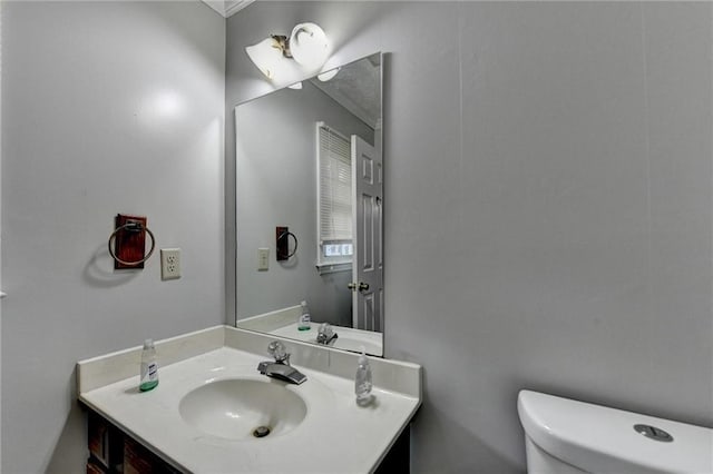 2121 Crescentview Dr, Lawrenceville, GA 30044 - bathroom with toilet and vanity