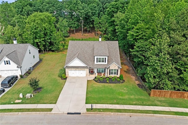 5116 Chastain Way, Gainesville, GA 30507 - view of front of property with an attached garage and driveway