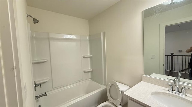 32 S Auburn Landing Pl, Auburn, GA 30011 - bathroom featuring vanity, toilet, and shower / tub combination
