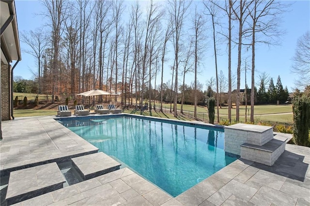 pool featuring a patio