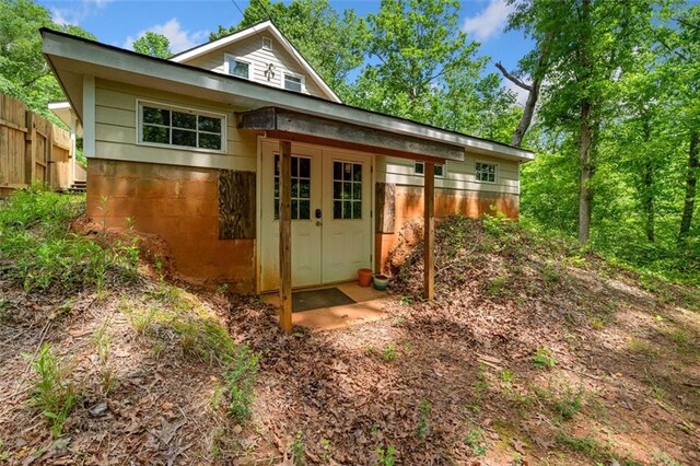 500 Nolan Rd, Carrollton, GA 30116 - view of outdoor structure featuring french doors