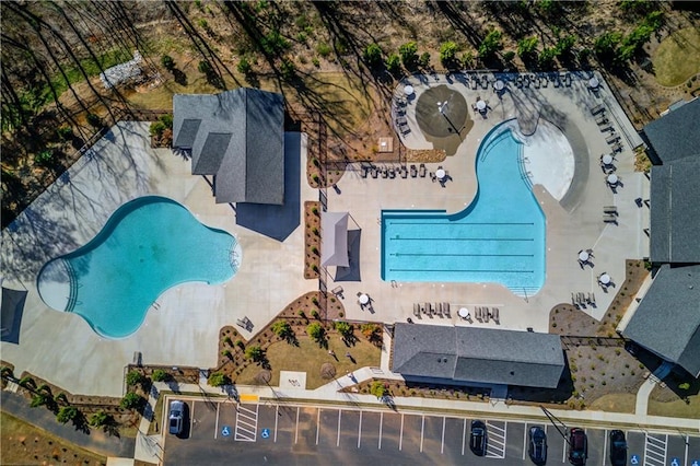 drone / aerial view