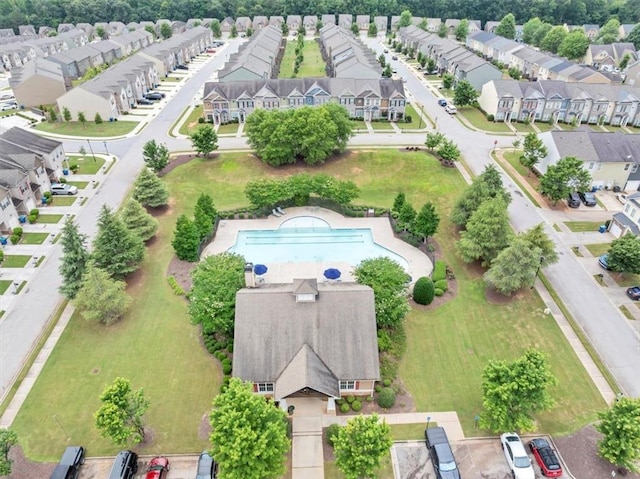 2165 Capella Cir S, Fulton, GA 30331 - aerial view of residential area featuring a pool