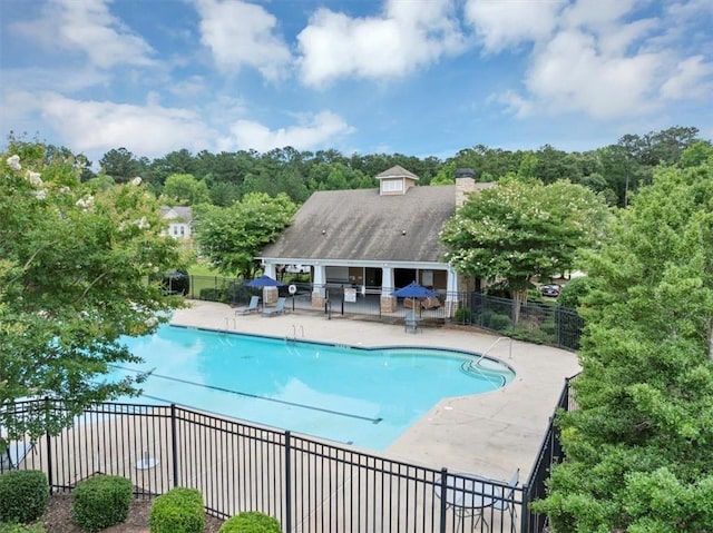 2165 Capella Cir S, Fulton, GA 30331 - community pool featuring a patio