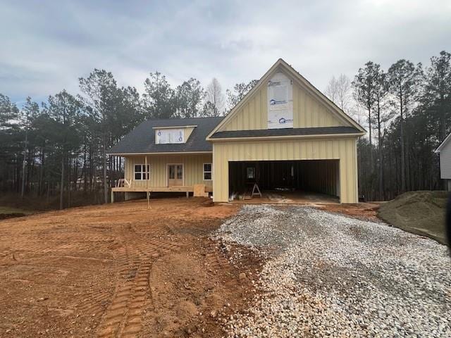 view of front of property