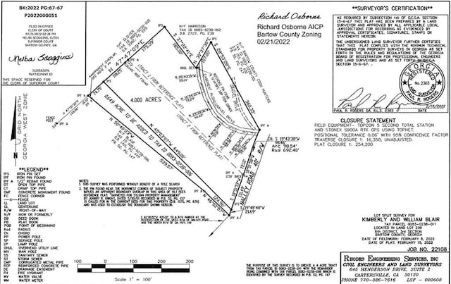 33 Nally Rd, Rydal GA, 30171 land for sale