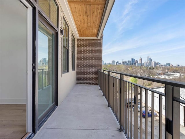 675 Drewry St NE Unit 205, Atlanta, GA 30306 - balcony with a skyline view