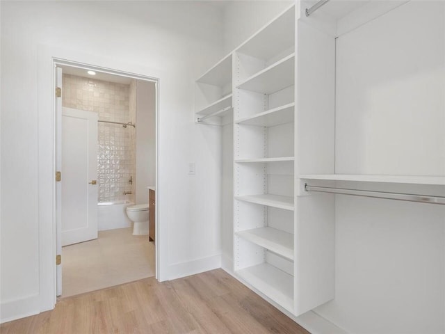 675 Drewry St NE Unit 205, Atlanta, GA 30306 - walk in closet featuring light wood-style floors