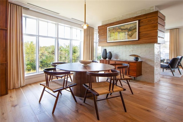 675 Drewry St NE Unit 205, Atlanta, GA 30306 - dining space featuring light wood-style flooring