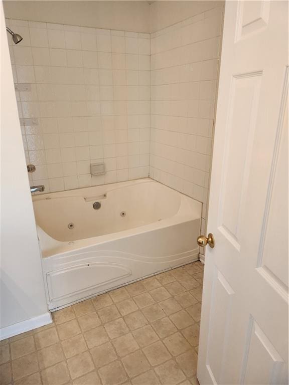 bathroom featuring a combined bath / shower with jetted tub