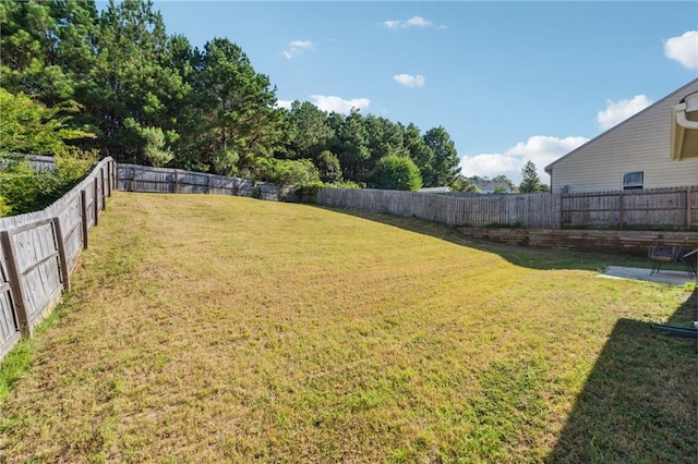 view of yard