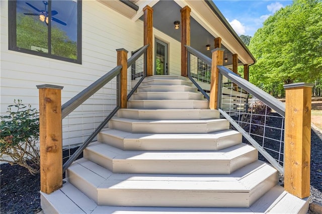view of staircase