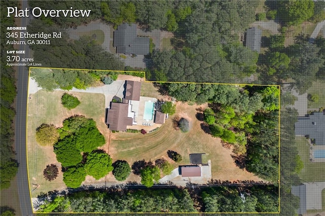 drone / aerial view