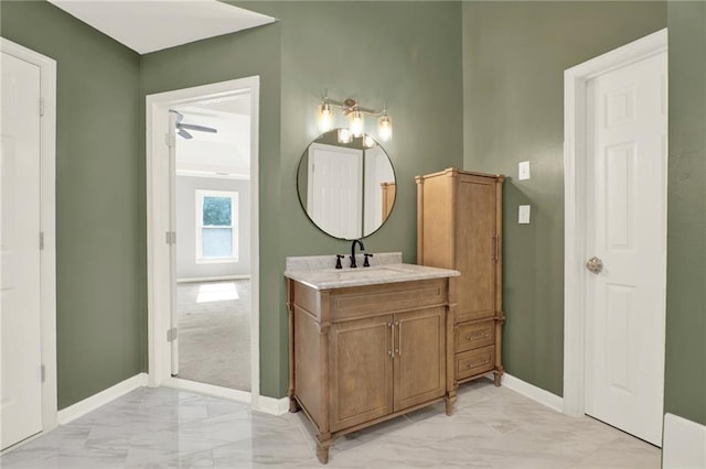 4955 Day Lily Way NW, Acworth, GA 30102 - bathroom with marble finish floors and vanity