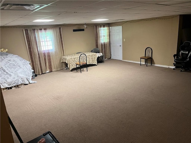 1159 Aurora Ct, Atlanta, GA 30338 - carpeted bedroom featuring a drop ceiling and multiple windows