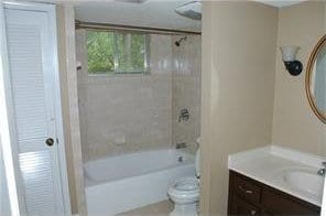 1159 Aurora Ct, Atlanta, GA 30338 - bathroom featuring vanity and  shower combination