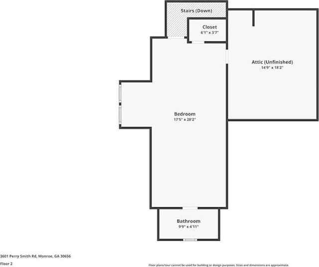 3601 Perry Smith Rd, Monroe, GA 30656 - plan