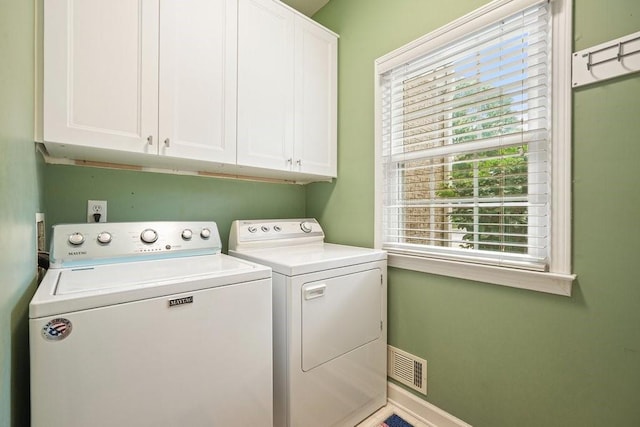 921 Laurel Crest Dr, Woodstock, GA 30189 - washroom with cabinet space, washing machine and clothes dryer, and baseboards