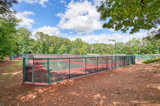 921 Laurel Crest Dr, Woodstock, GA 30189 - view of tennis court