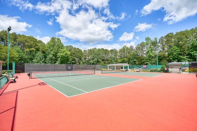 921 Laurel Crest Dr, Woodstock, GA 30189 - view of tennis court featuring community basketball court