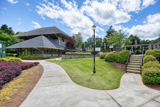 921 Laurel Crest Dr, Woodstock, GA 30189 - surrounding community with stairway
