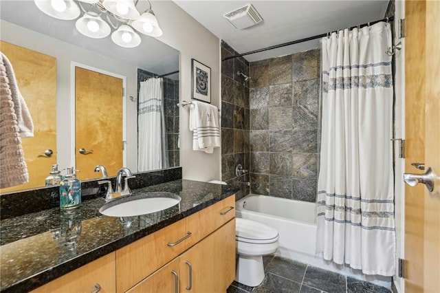 5200 Peachtree Rd Unit 3420, Atlanta, GA 30341 - bathroom with vanity, shower / tub combo, and a chandelier
