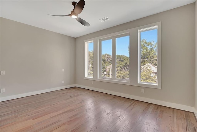 454 Connally St SE, Atlanta, GA 30312 - spare room featuring wood finished floors and ceiling fan