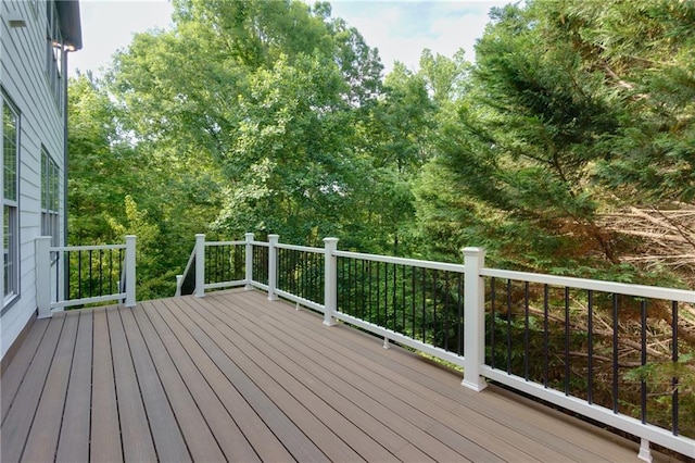 3260 Ridgefair Dr, Cumming, GA 30040 - view of wooden deck