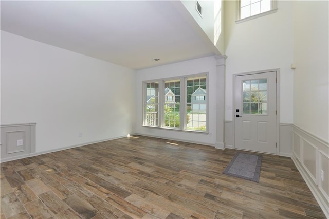 3260 Ridgefair Dr, Cumming, GA 30040 - entrance foyer with plenty of natural light and wood finished floors