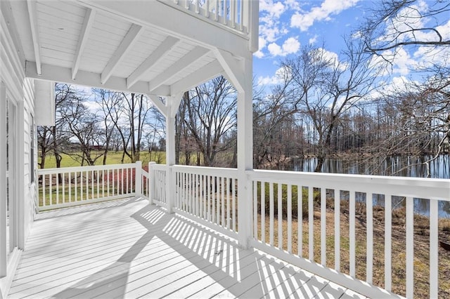 view of deck