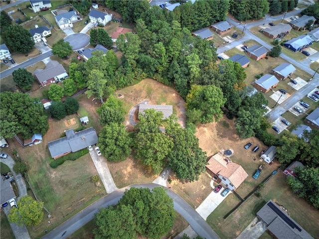 bird's eye view featuring a residential view