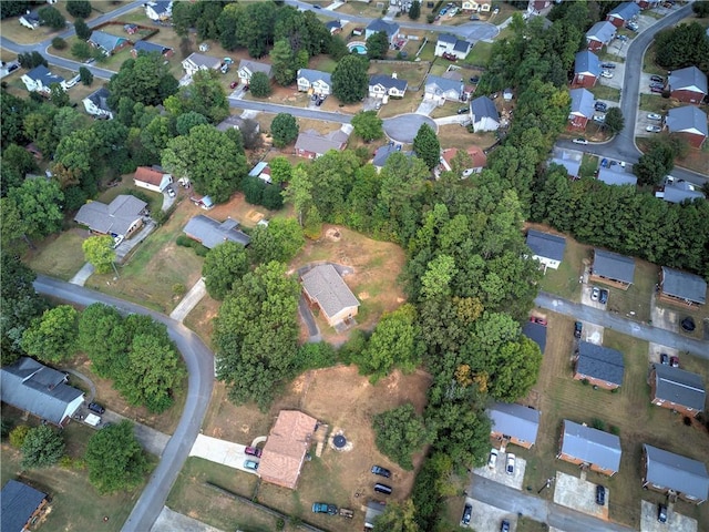 birds eye view of property featuring a residential view