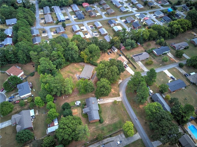 birds eye view of property featuring a residential view