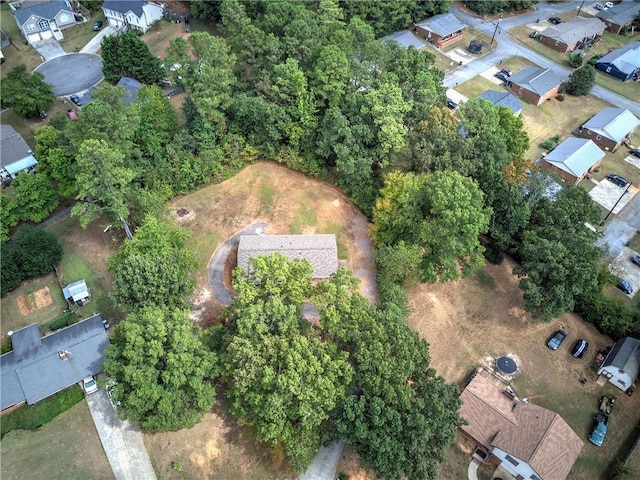 bird's eye view featuring a residential view