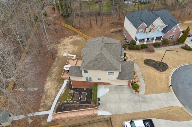 aerial view