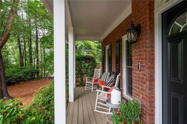206 Kingsley Way, Woodstock, GA 30188 - view of porch