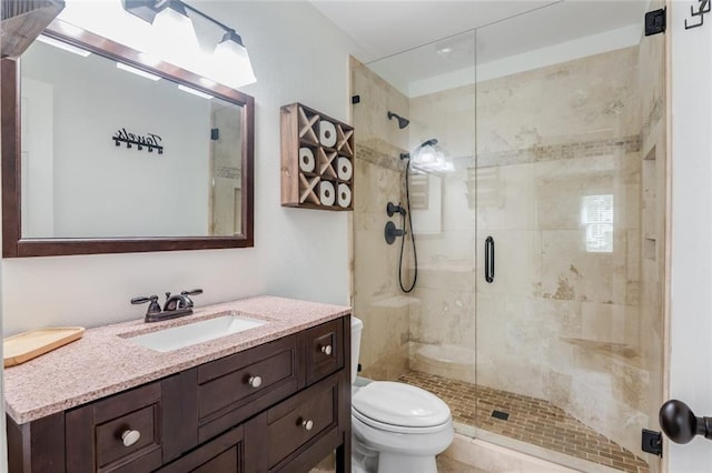 1123 Seaboard Ave NW, Atlanta, GA 30318 - full bath featuring vanity, toilet, and a shower stall