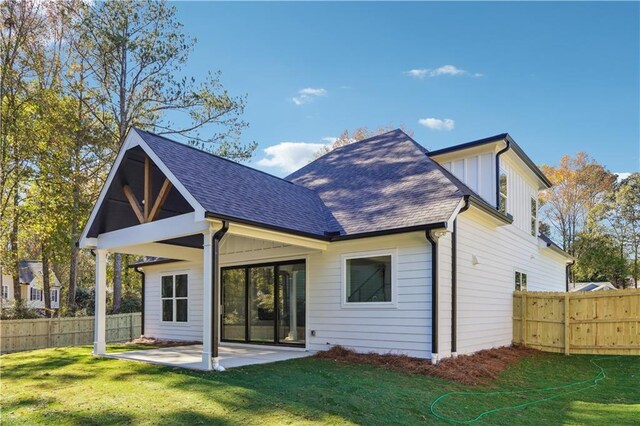 4815 Price Rd, Gainesville, GA 30506 - back of property featuring a patio and a shingled roof